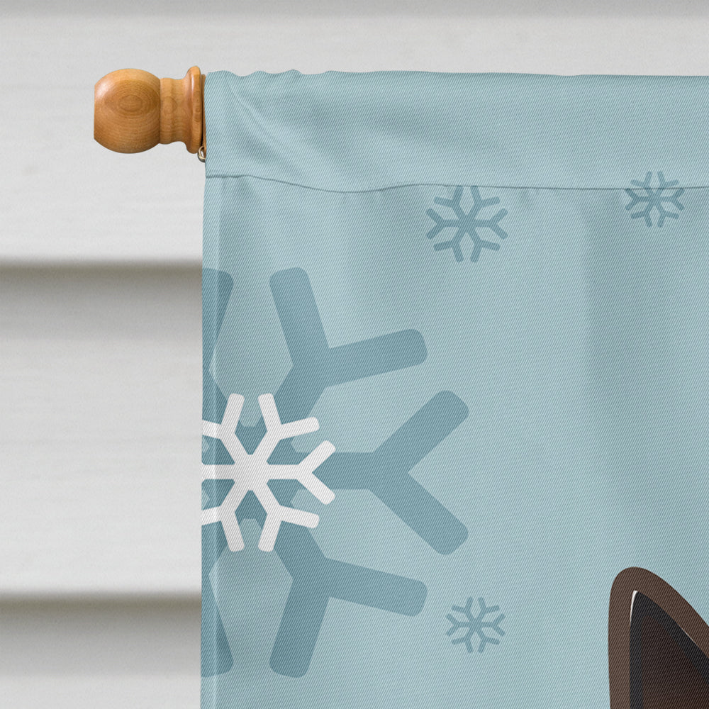 Winter Holiday Min Pin Flag Canvas House Size BB1736CHF  the-store.com.