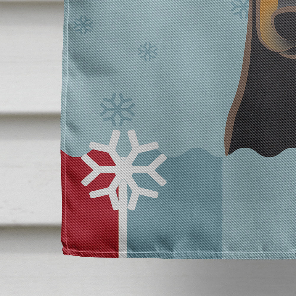 Winter Holiday Doberman Flag Canvas House Size BB1741CHF  the-store.com.