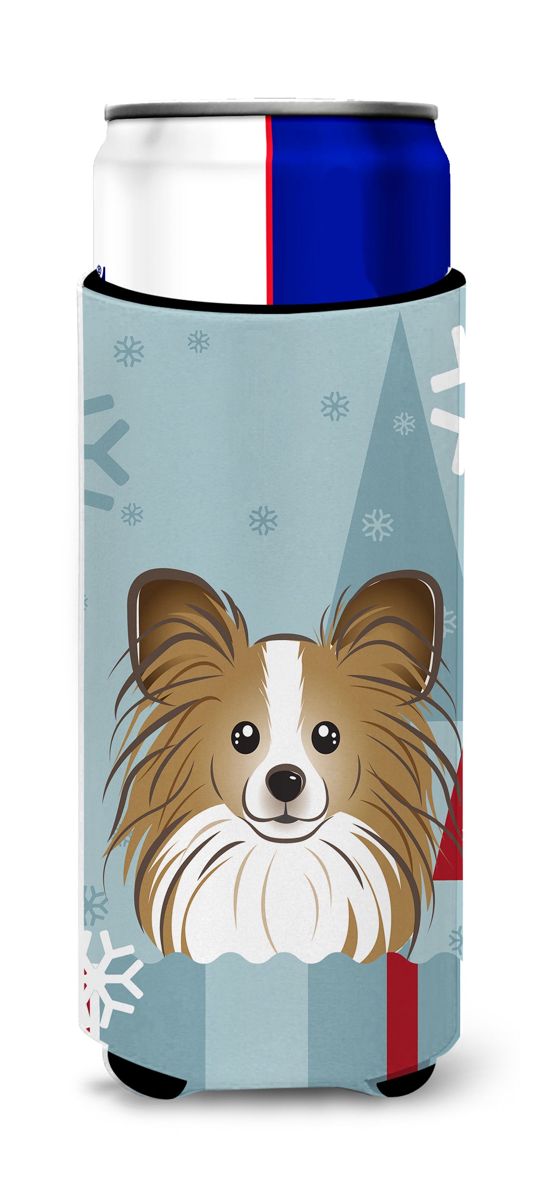 Winter Holiday Papillon Ultra Beverage Insulators for slim cans BB1744MUK