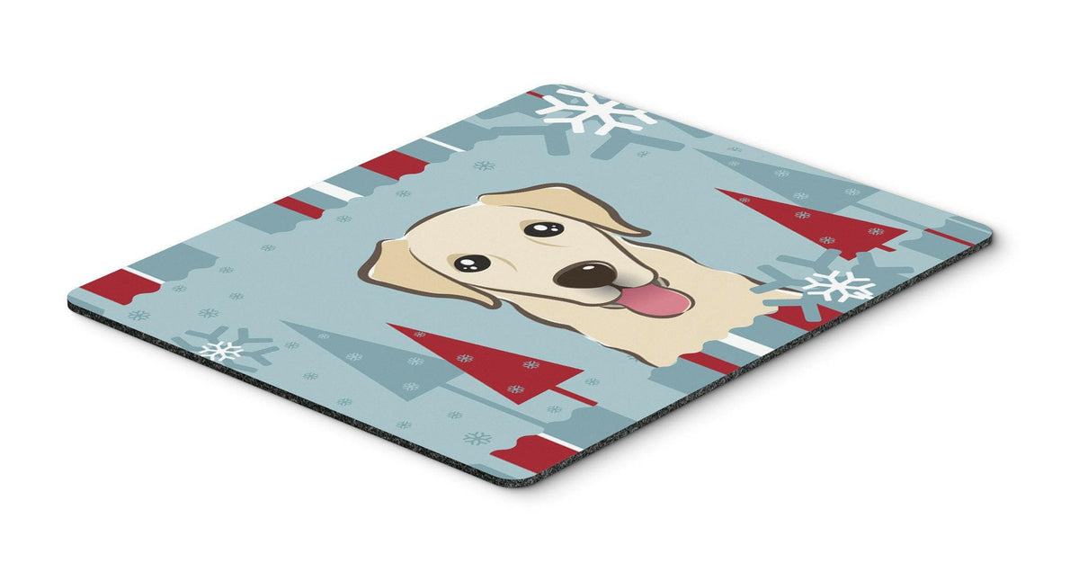 Winter Holiday Golden Retriever Mouse Pad, Hot Pad or Trivet BB1748MP by Caroline&#39;s Treasures