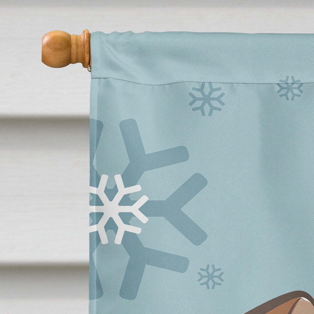 Winter Holiday Jack Russell Terrier Flag Canvas House Size BB1756CHF  the-store.com.