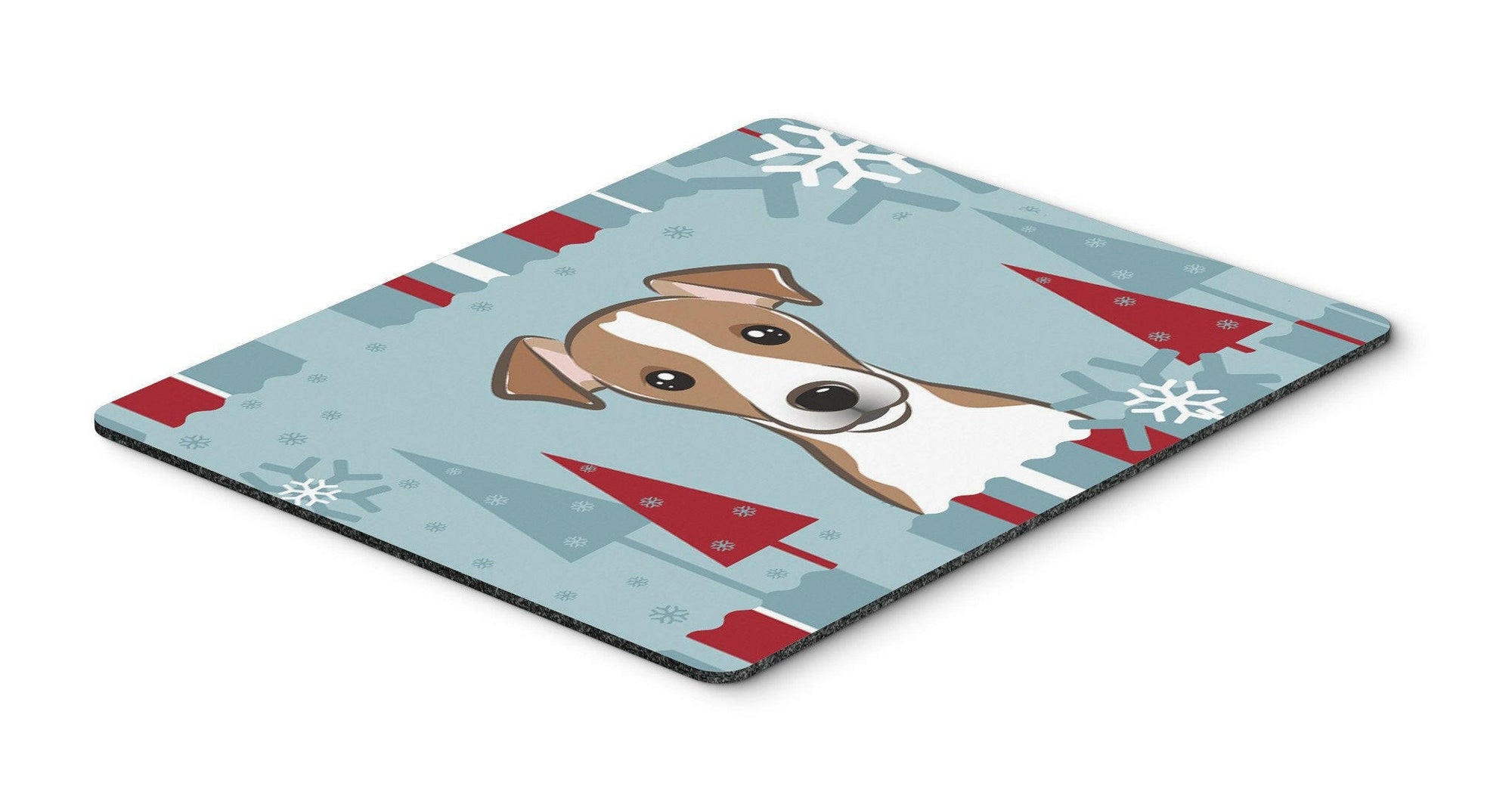 Winter Holiday Jack Russell Terrier Mouse Pad, Hot Pad or Trivet BB1756MP by Caroline's Treasures