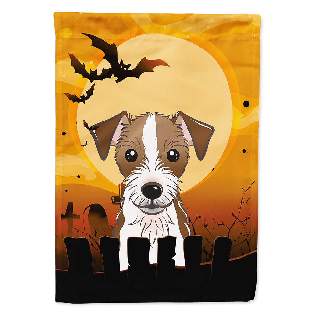 Halloween Jack Russell Terrier Flag Canvas House Size BB1760CHF