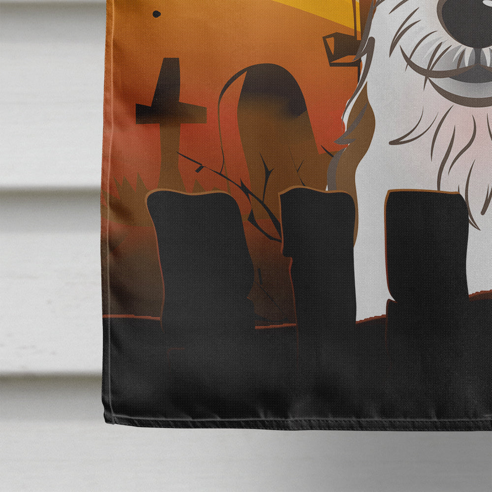 Halloween Jack Russell Terrier Flag Canvas House Size BB1760CHF  the-store.com.