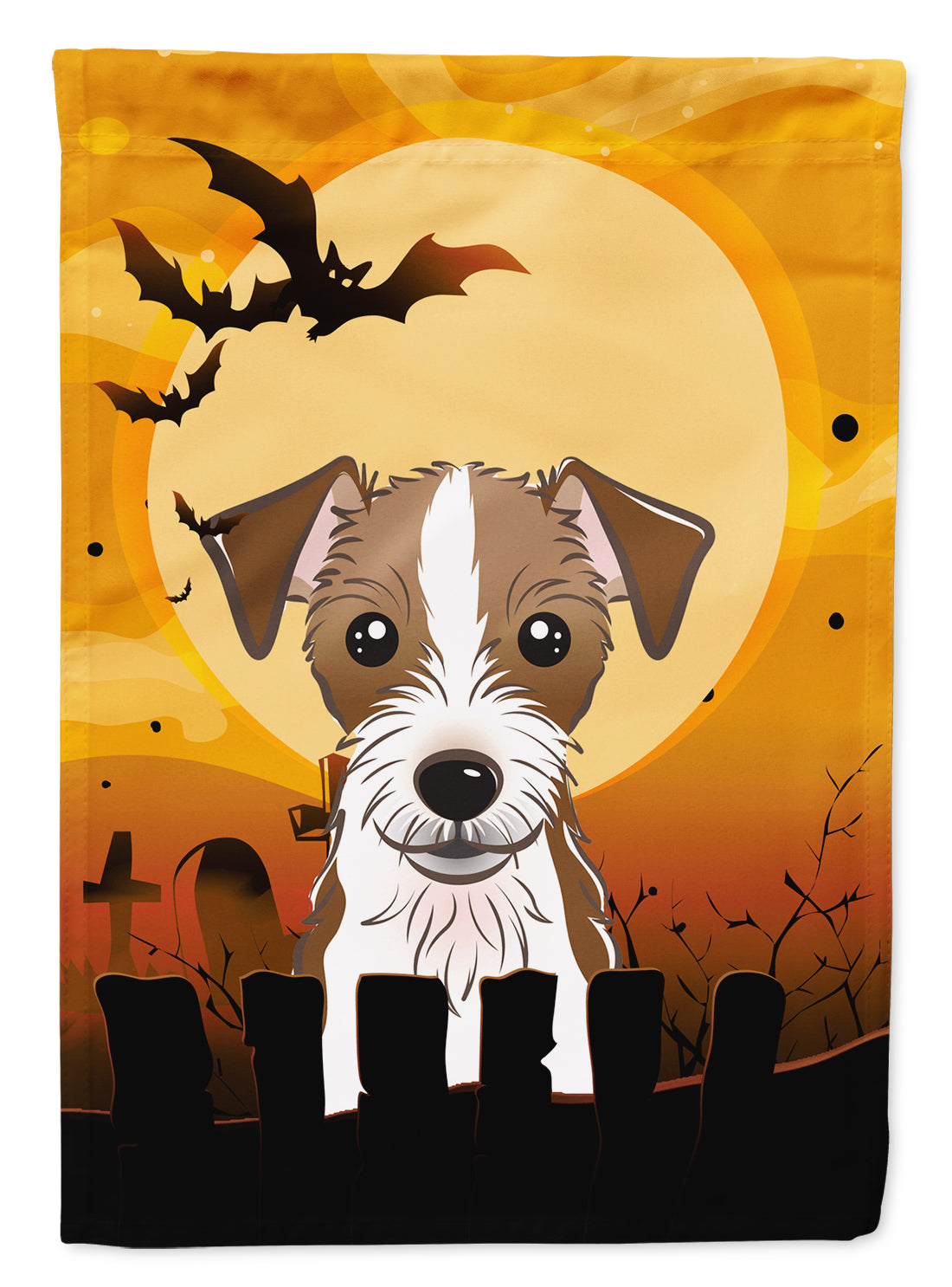 Halloween Jack Russell Terrier Flag Garden Size BB1760GF