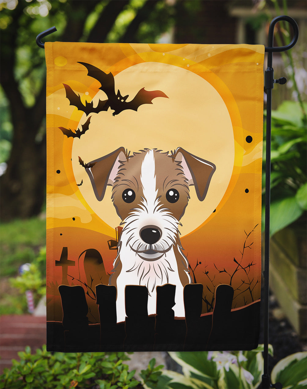 Halloween Jack Russell Terrier Flag Garden Size BB1760GF