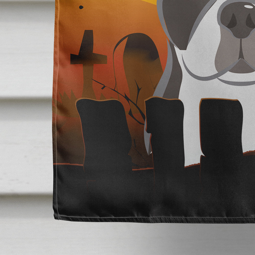 Halloween Boston Terrier Flag Canvas House Size BB1761CHF