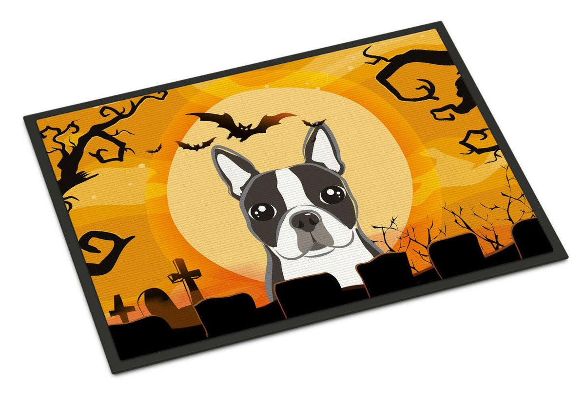 Halloween Boston Terrier Indoor or Outdoor Mat 18x27 BB1761MAT - the-store.com