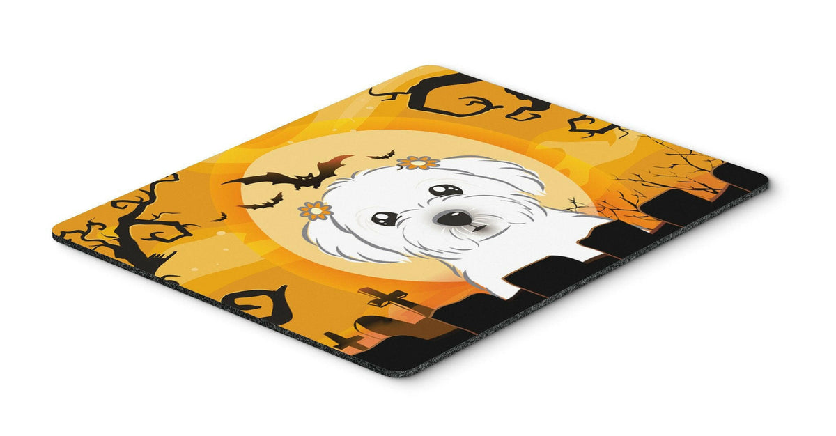 Halloween Maltese Mouse Pad, Hot Pad or Trivet BB1766MP by Caroline&#39;s Treasures