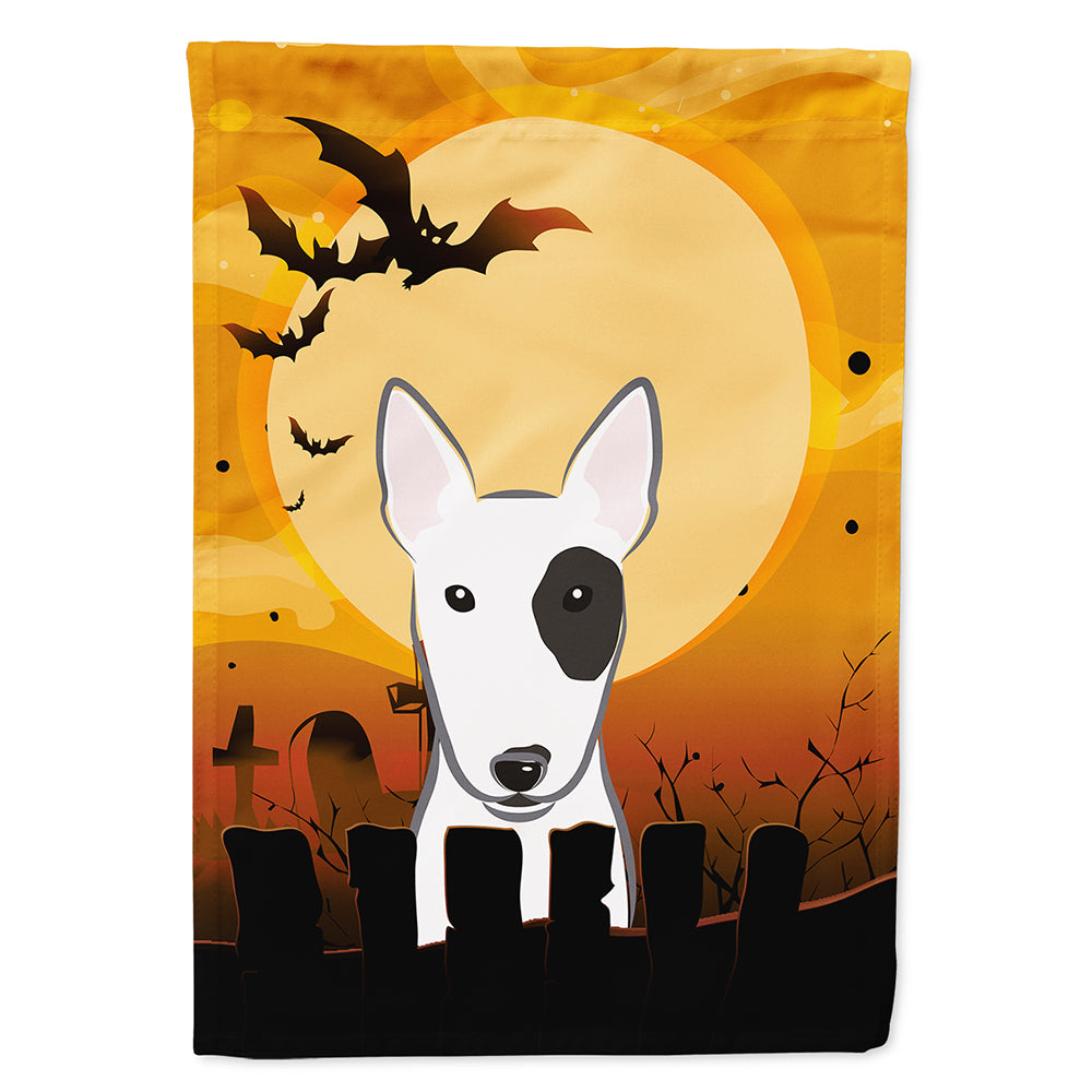 Halloween Bull Terrier Flag Canvas House Size BB1767CHF