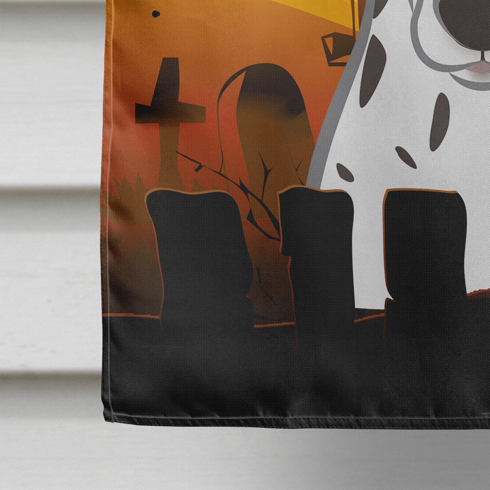 Halloween Dalmatian Flag Canvas House Size BB1768CHF