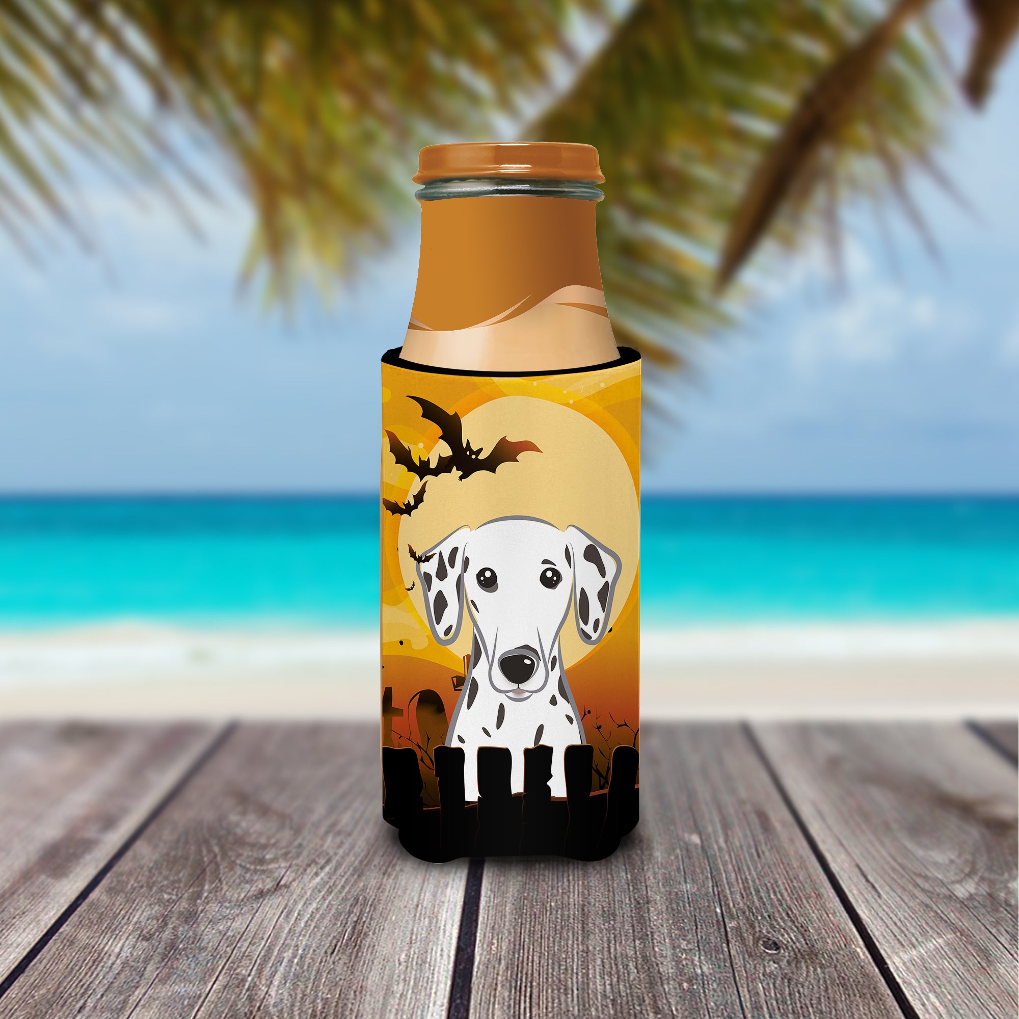 Halloween Dalmatian Ultra Beverage Insulators for slim cans BB1768MUK
