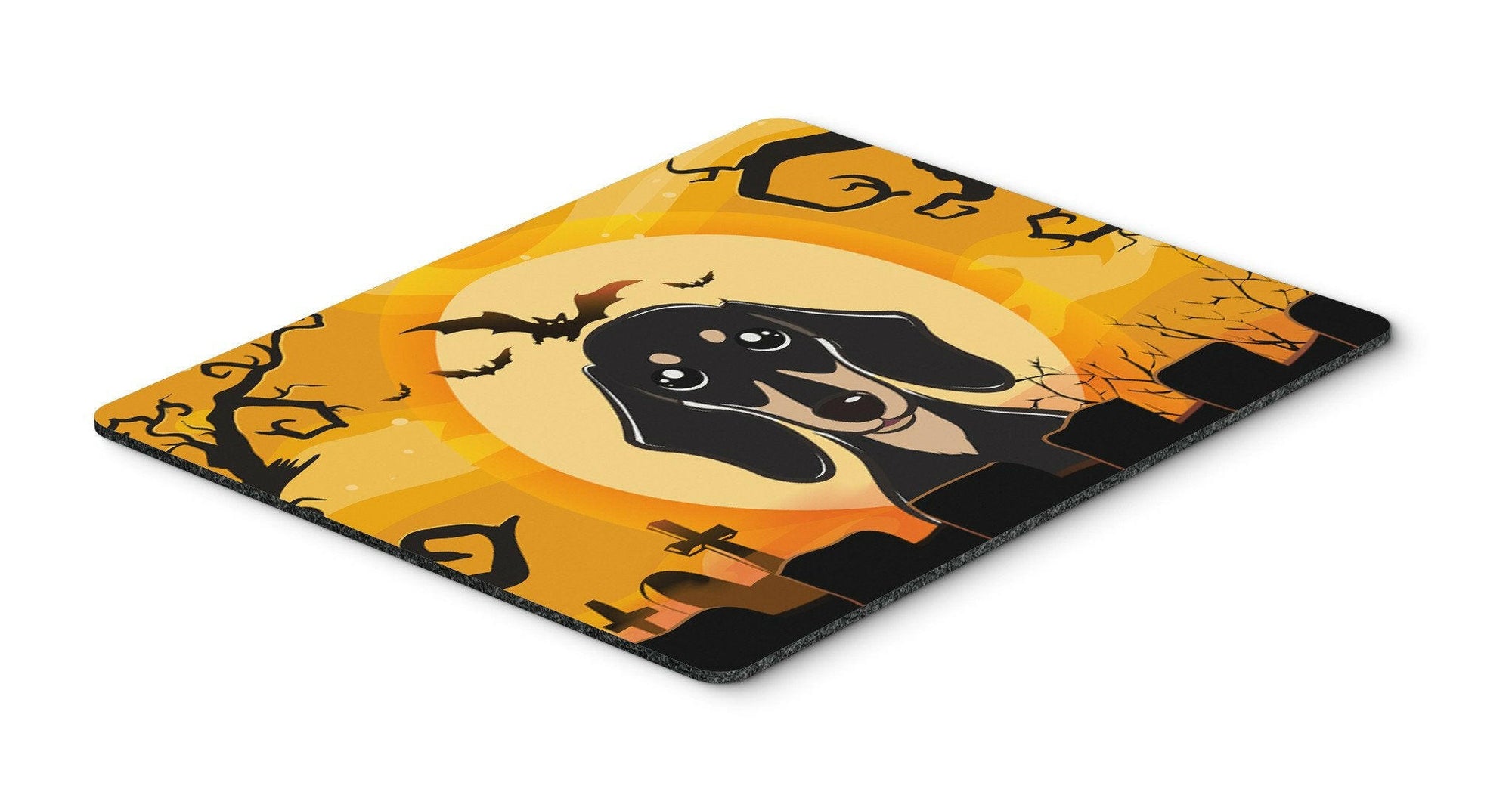 Halloween Smooth Black and Tan Dachshund Mouse Pad, Hot Pad or Trivet BB1773MP by Caroline's Treasures