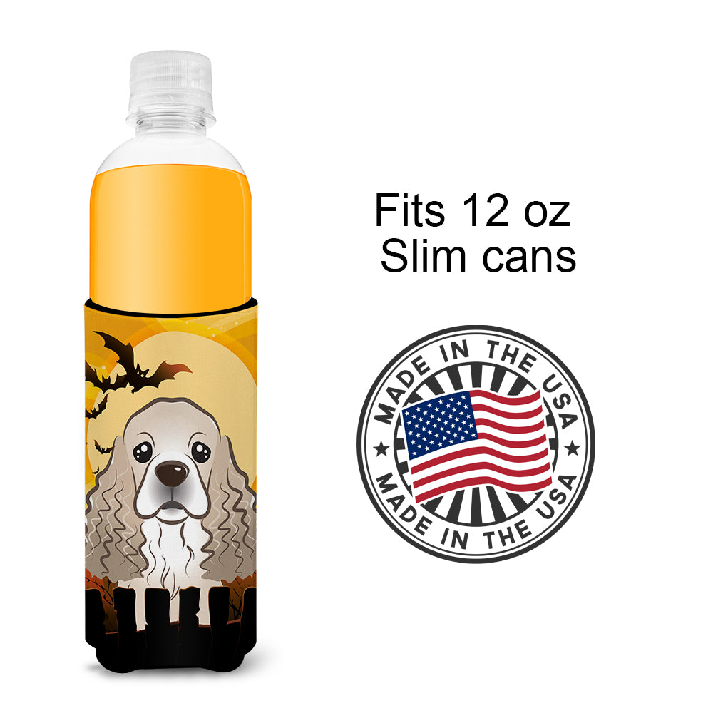 Halloween Cocker Spaniel Ultra Beverage Insulators for slim cans BB1774MUK