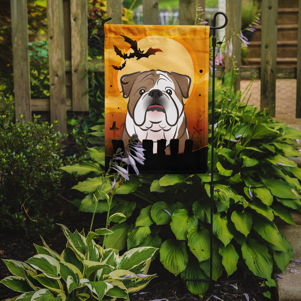 Halloween English Bulldog  Flag Garden Size BB1777GF.