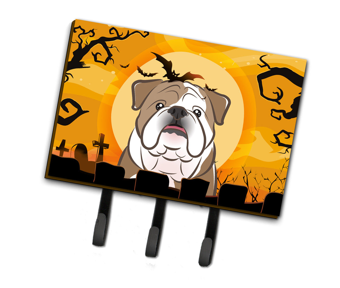 Halloween English Bulldog  Leash or Key Holder BB1777TH68