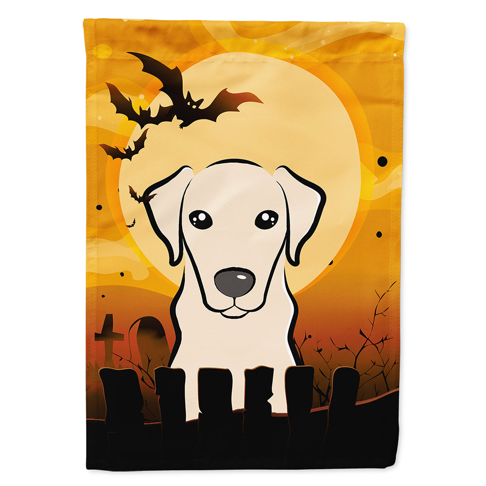 Halloween Yellow Labrador Flag Canvas House Size BB1780CHF