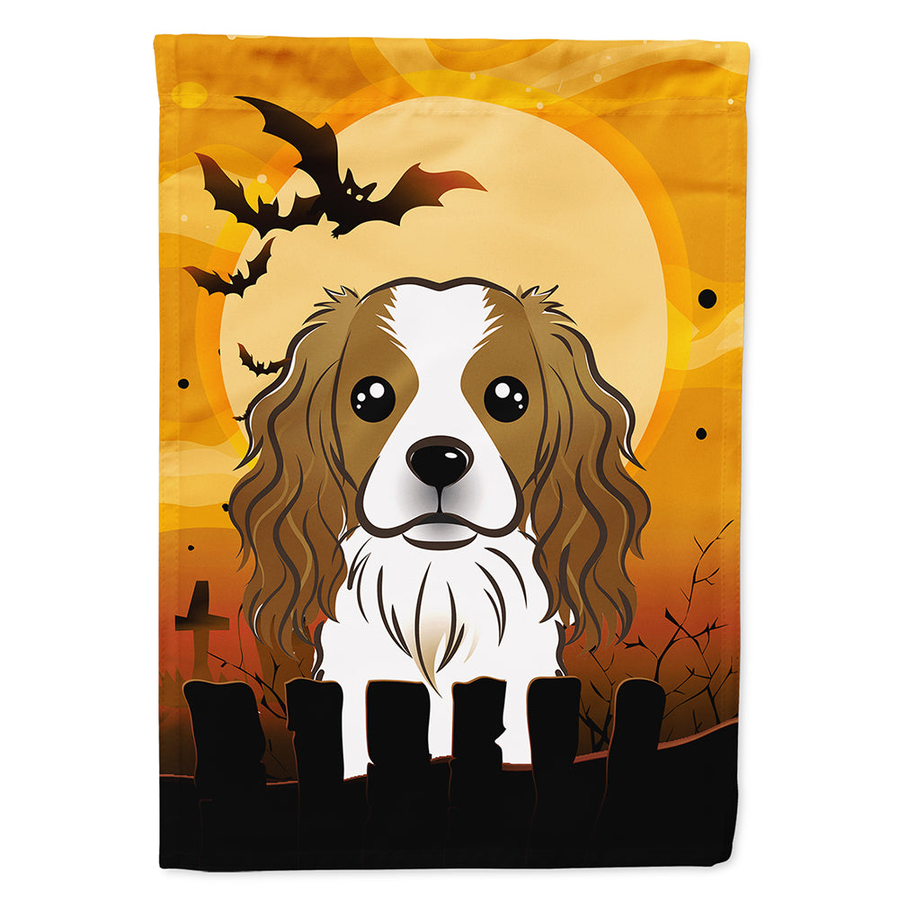 Halloween Cavalier Spaniel Flag Canvas House Size BB1782CHF