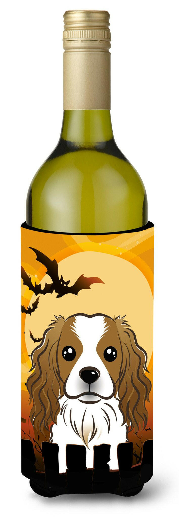 Halloween Cavalier Spaniel Wine Bottle Beverage Insulator Hugger BB1782LITERK by Caroline's Treasures