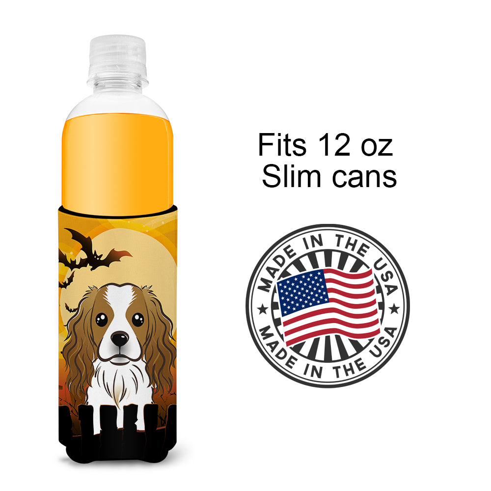Halloween Cavalier Spaniel Ultra Beverage Insulators for slim cans BB1782MUK  the-store.com.