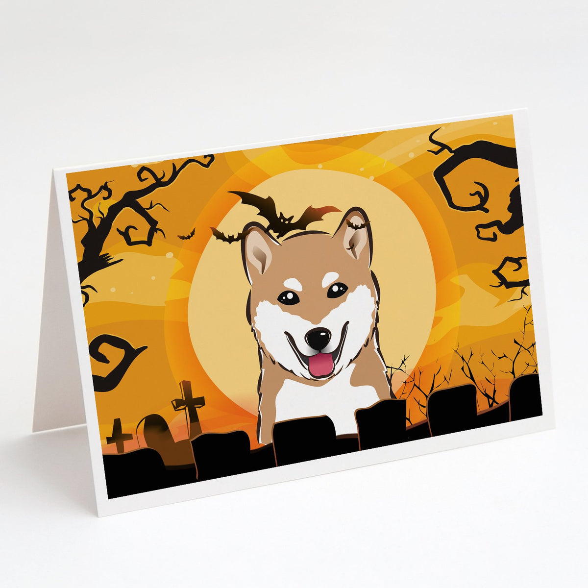 Buy this Halloween Shiba Inu Greeting Cards and Envelopes Pack of 8