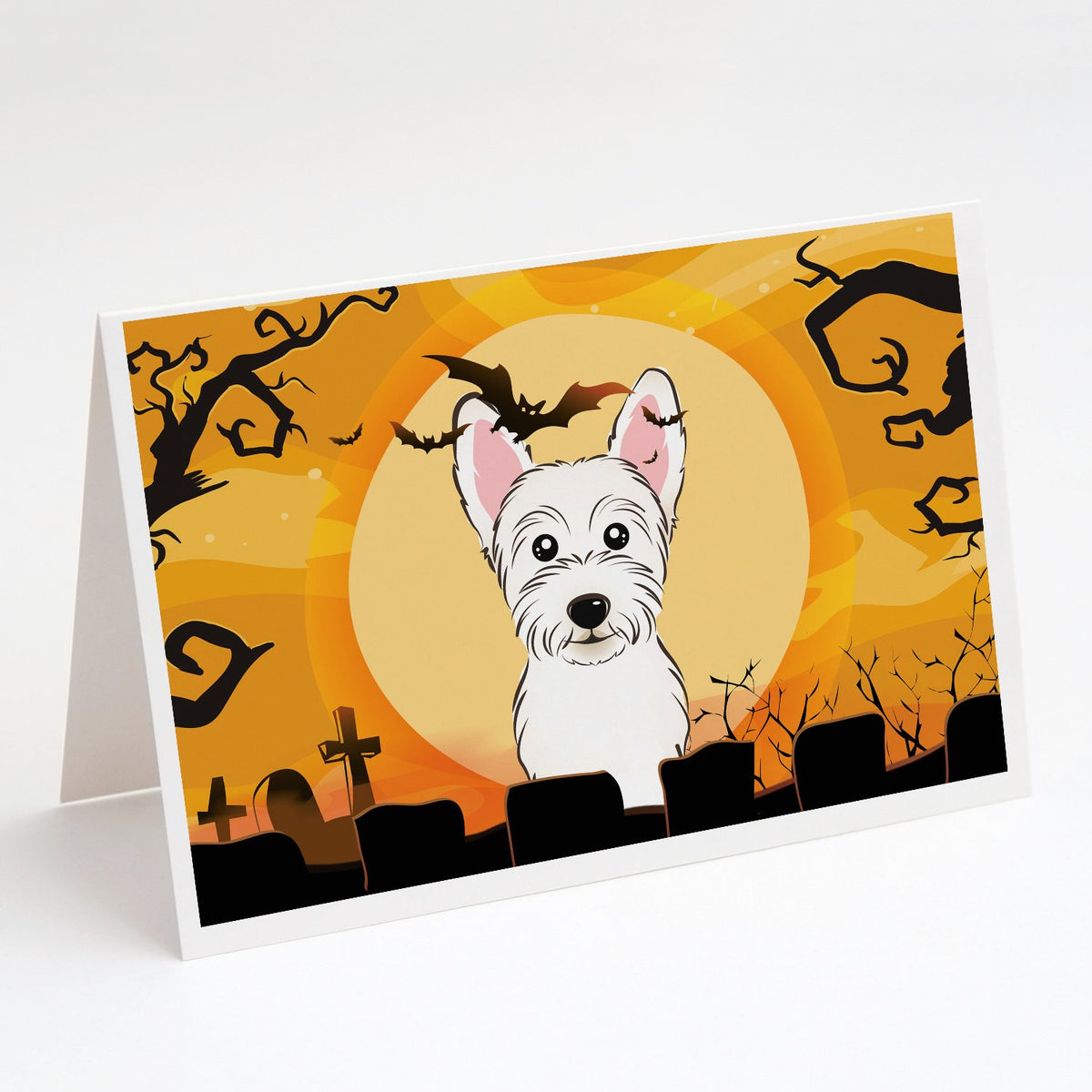 Buy this Halloween Westie Greeting Cards and Envelopes Pack of 8