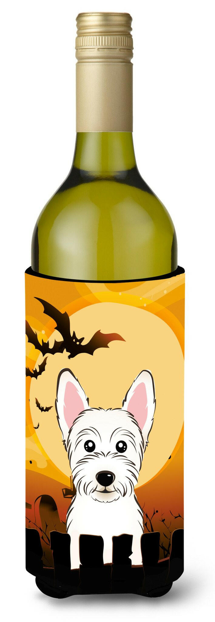 Halloween Westie Wine Bottle Beverage Insulator Hugger BB1784LITERK by Caroline&#39;s Treasures