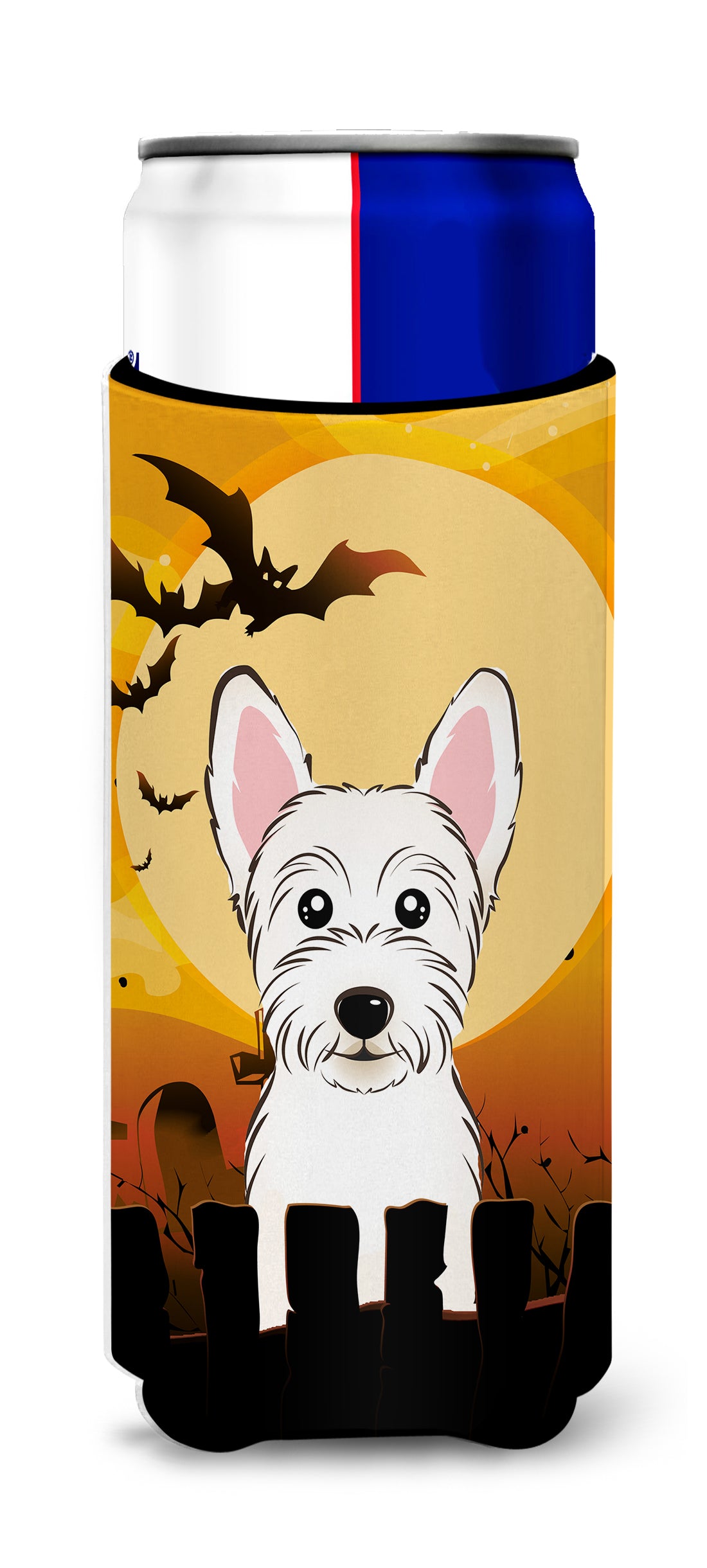 Halloween Westie Ultra Beverage Insulators for slim cans BB1784MUK  the-store.com.