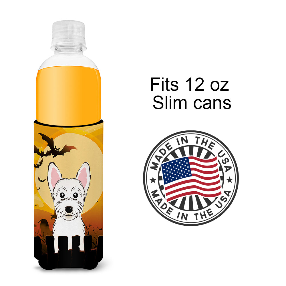Halloween Westie Ultra Beverage Insulators pour canettes minces BB1784MUK