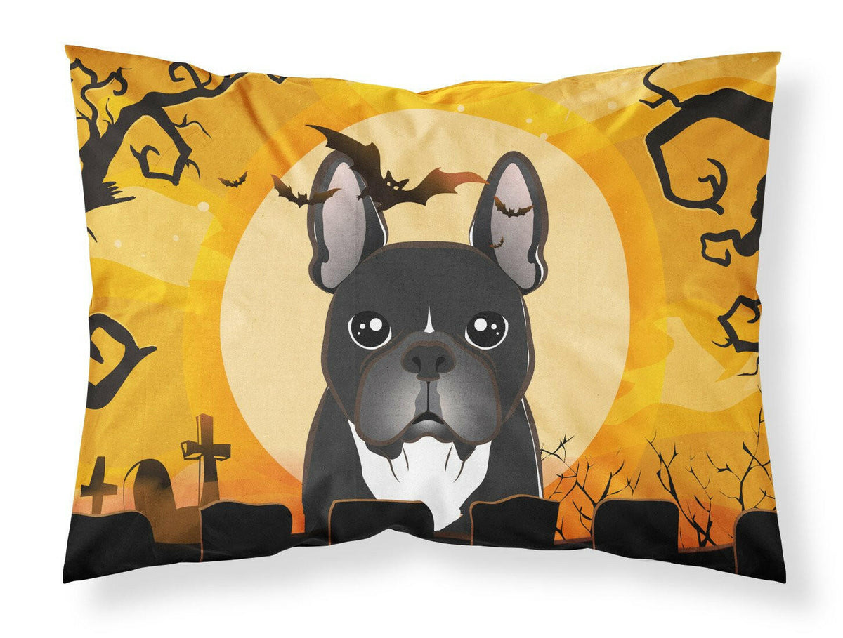 Halloween French Bulldog Fabric Standard Pillowcase BB1785PILLOWCASE by Caroline&#39;s Treasures