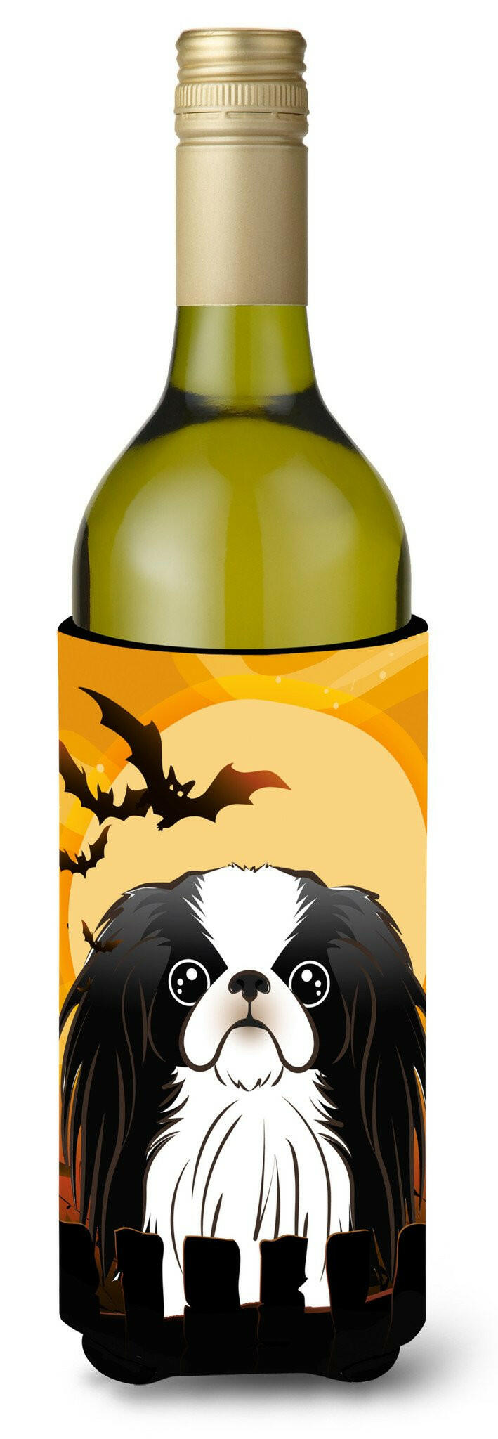 Halloween Japanese Chin Wine Bottle Beverage Insulator Hugger BB1788LITERK by Caroline&#39;s Treasures