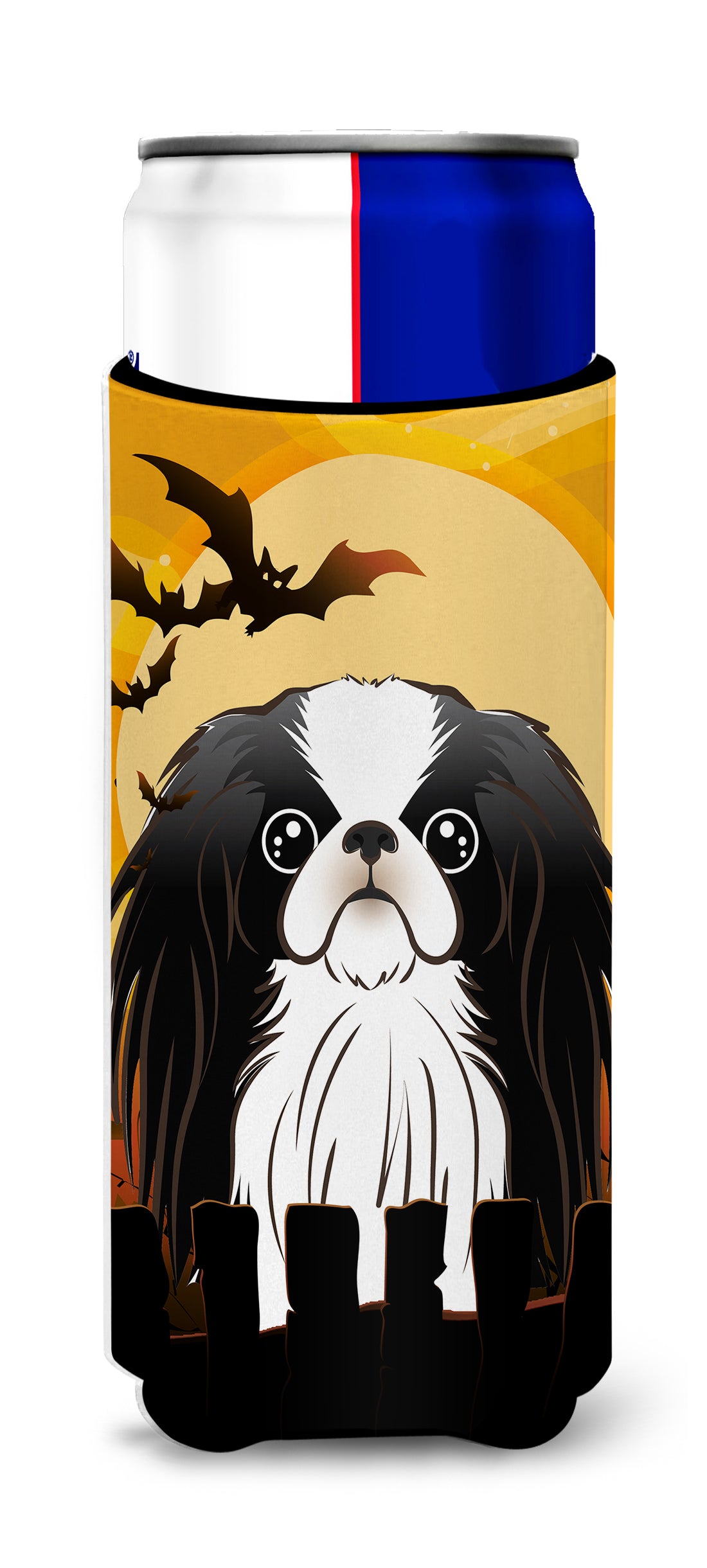 Halloween Japanese Chin Ultra Beverage Isolateurs pour canettes minces BB1788MUK