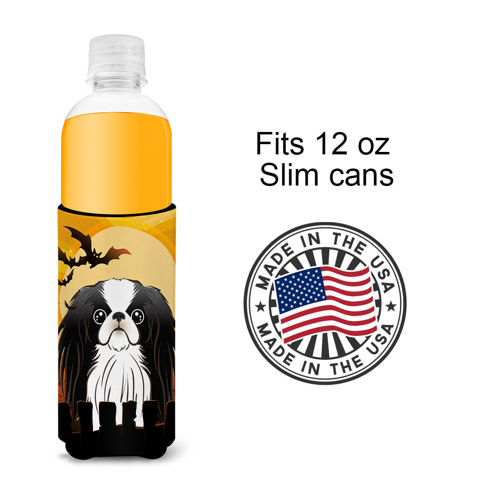 Halloween Japanese Chin Ultra Beverage Insulators for slim cans BB1788MUK