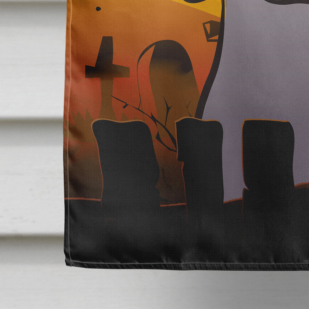 Halloween Weimaraner Flag Canvas House Size BB1789CHF