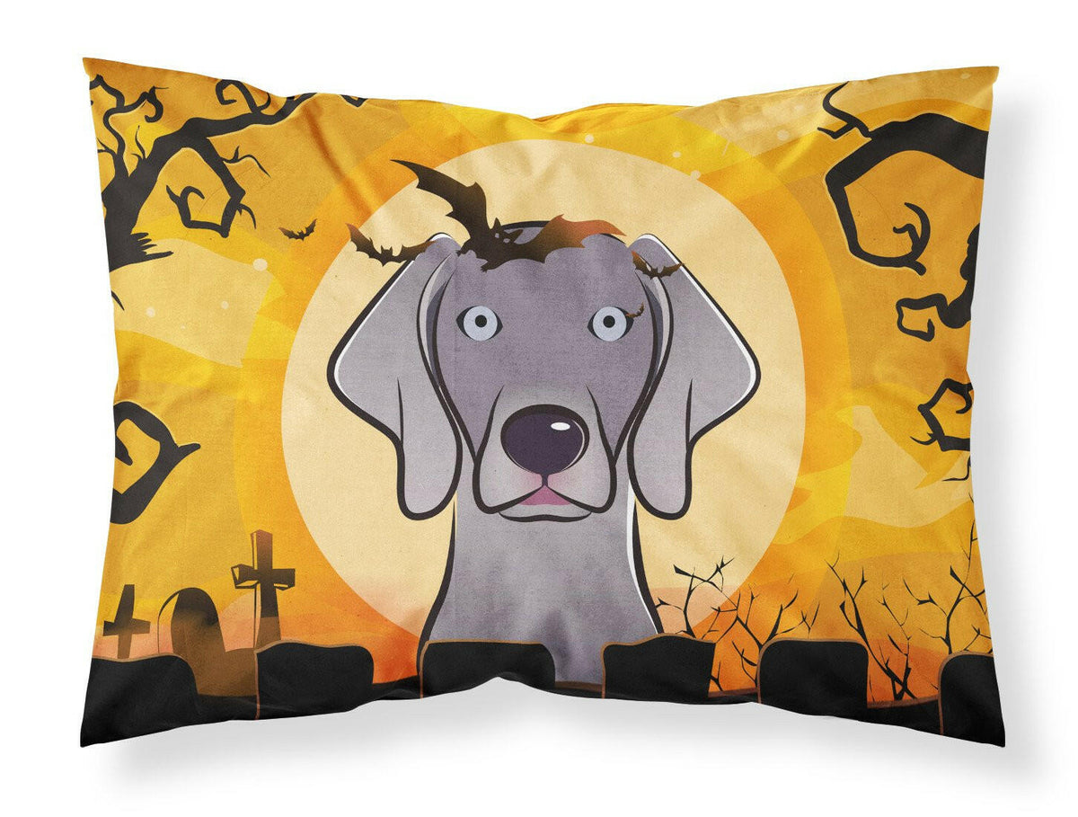 Halloween Weimaraner Fabric Standard Pillowcase BB1789PILLOWCASE by Caroline&#39;s Treasures