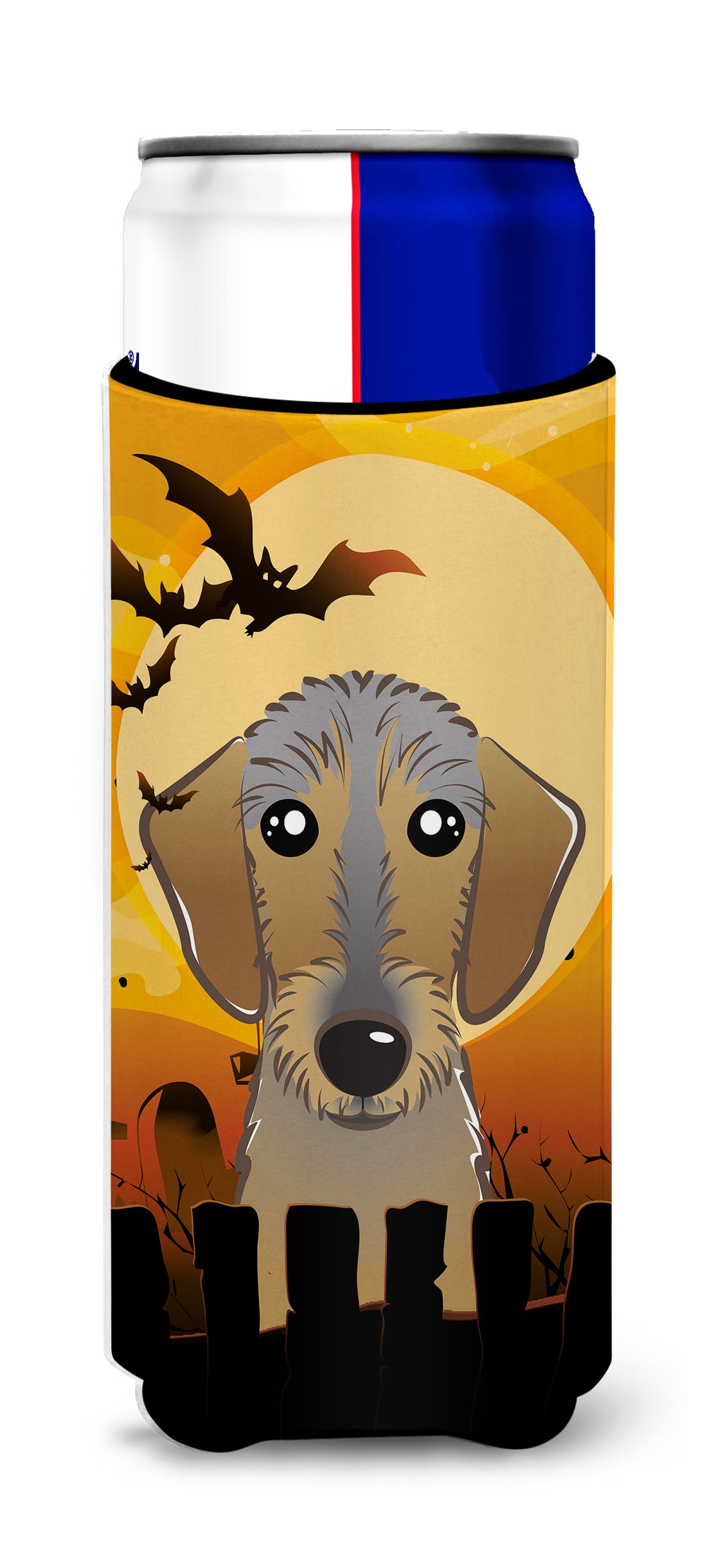 Halloween Wirehaired Dachshund Ultra Beverage Insulators for slim cans BB1791MUK