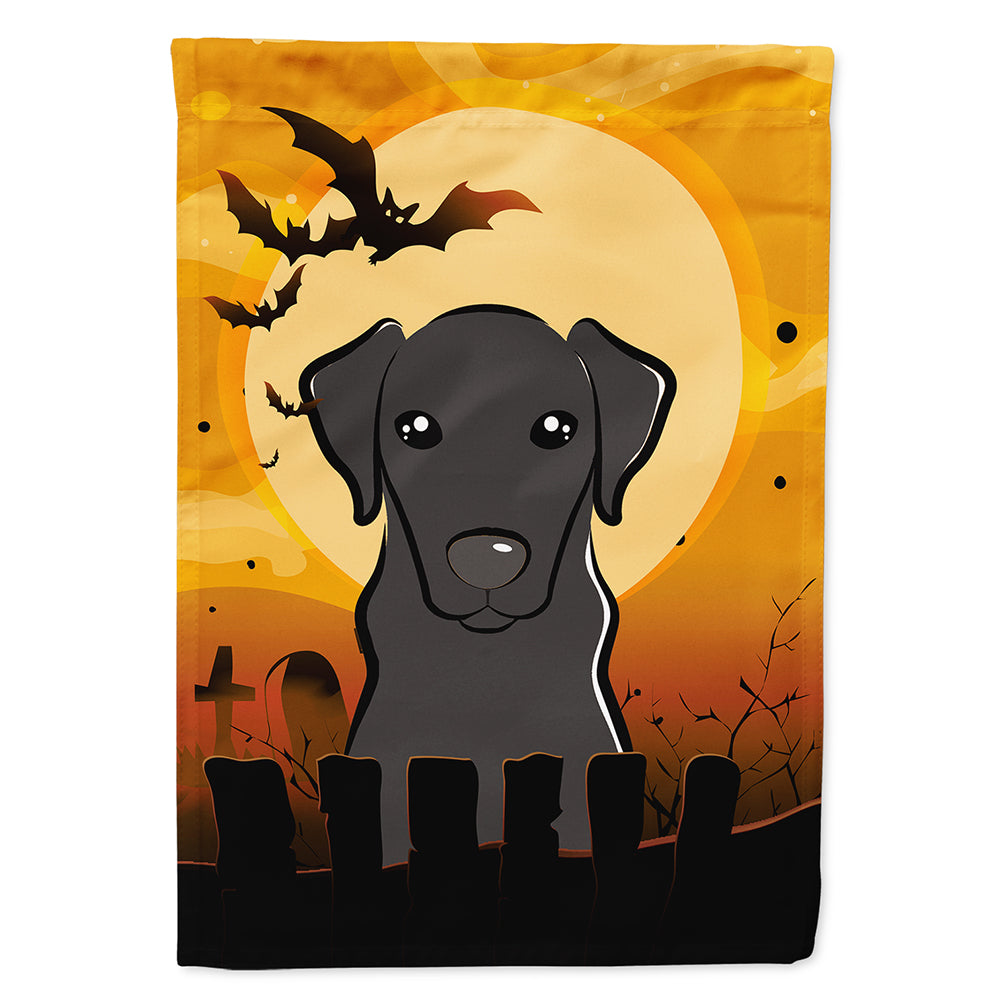 Halloween Noir Labrador Drapeau Toile Maison Taille BB1793CHF