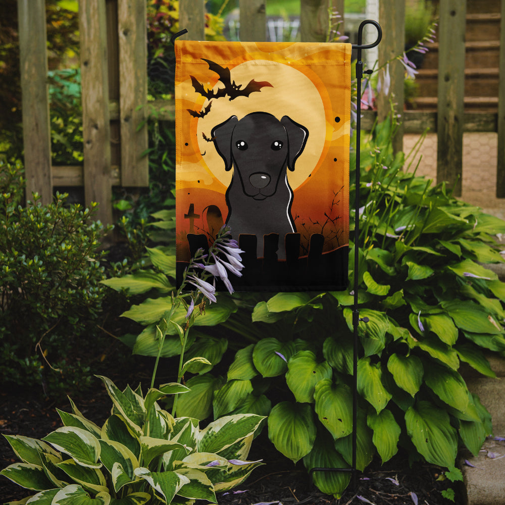 Halloween Black Labrador Flag Garden Size BB1793GF
