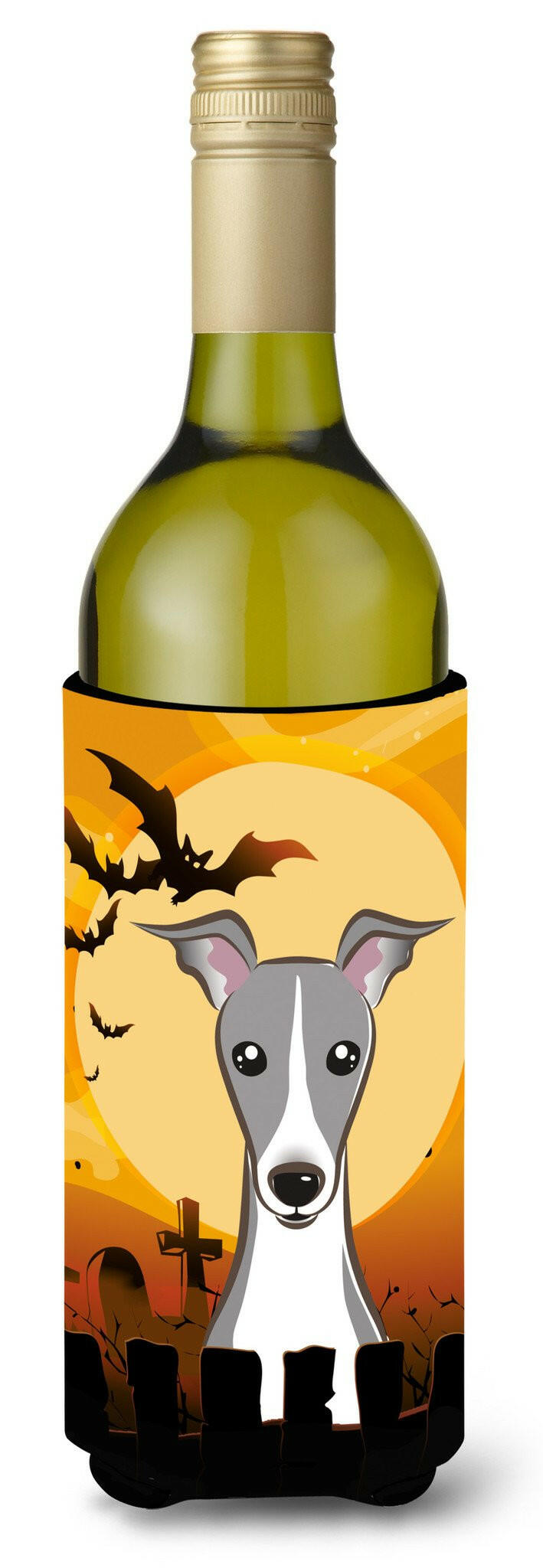 Halloween Italian Greyhound Wine Bottle Beverage Insulator Hugger BB1794LITERK by Caroline&#39;s Treasures