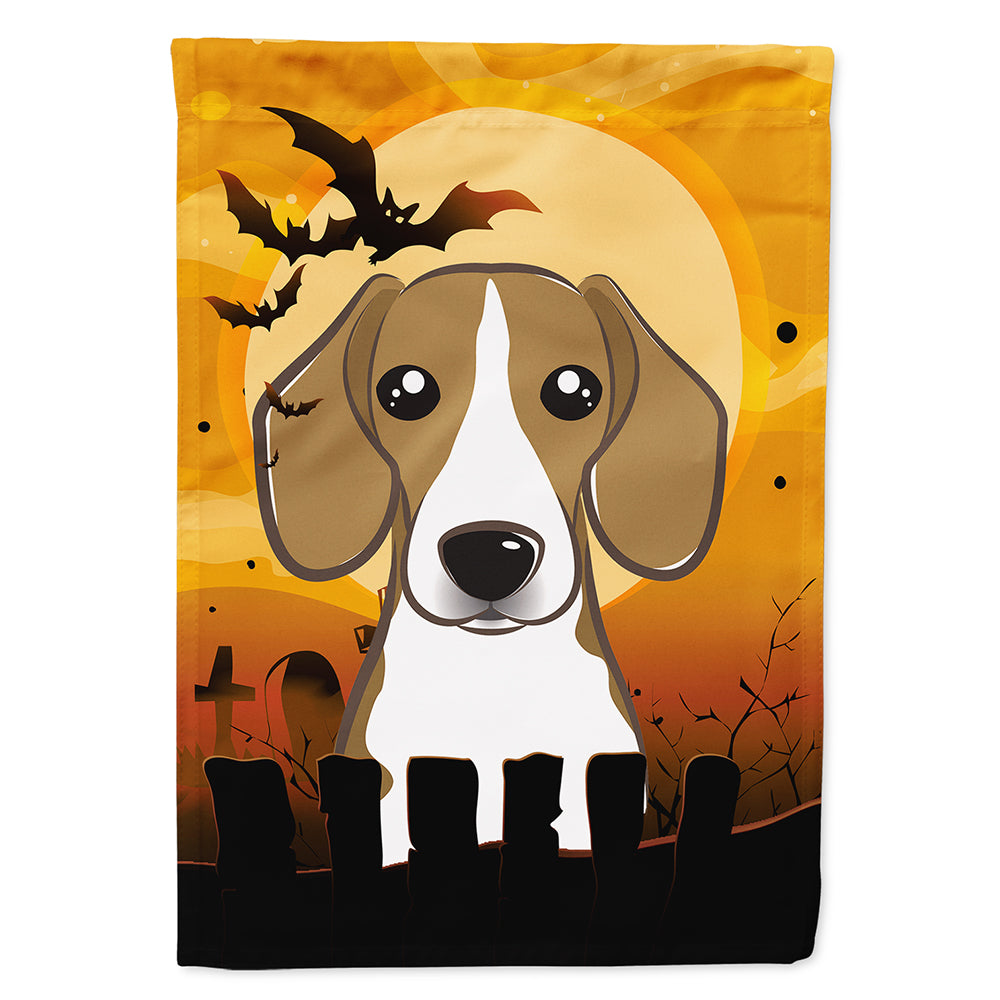 Halloween Beagle Flag Canvas House Size BB1797CHF