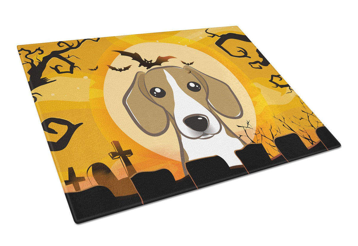 Halloween Beagle Glass Cutting Board Large BB1797LCB by Caroline&#39;s Treasures