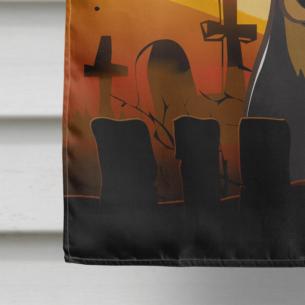 Halloween Min Pin Flag Canvas House Size BB1798CHF