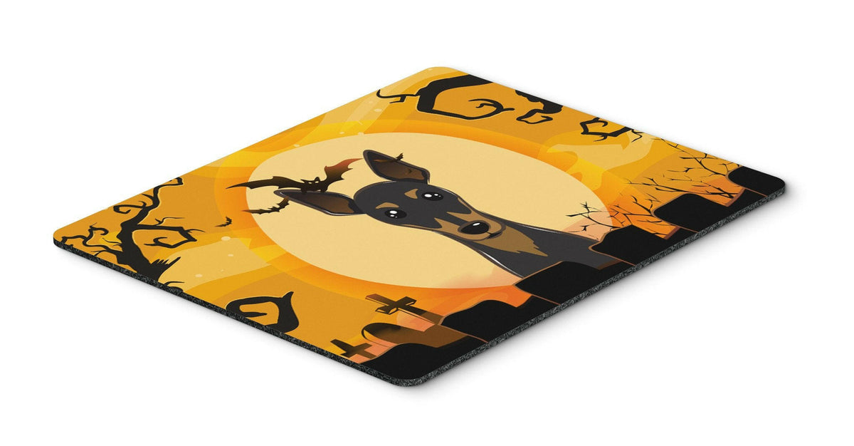 Halloween Min Pin Mouse Pad, Hot Pad or Trivet BB1798MP by Caroline&#39;s Treasures