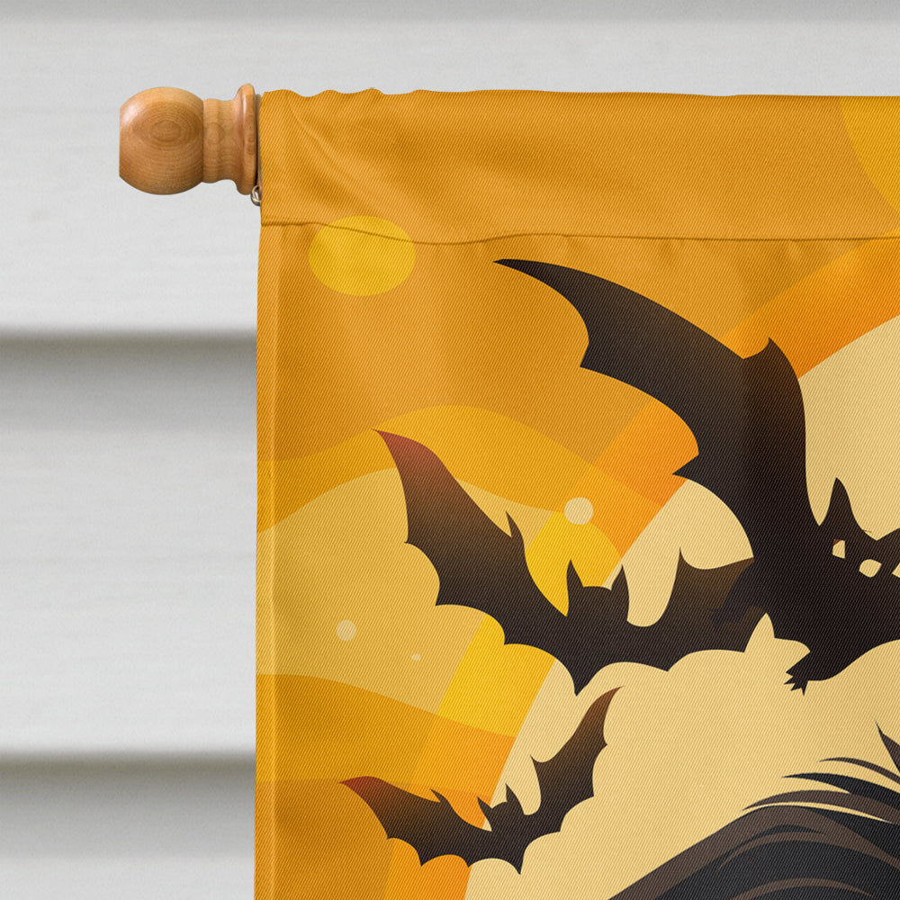 Halloween Border Collie Flag Canvas House Size BB1799CHF  the-store.com.