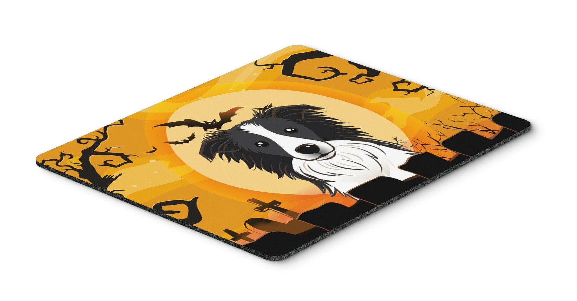 Halloween Border Collie Mouse Pad, Hot Pad or Trivet BB1799MP by Caroline's Treasures