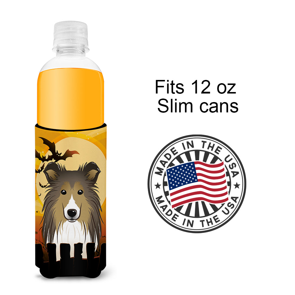 Halloween Sheltie Ultra Beverage Insulators for slim cans BB1800MUK