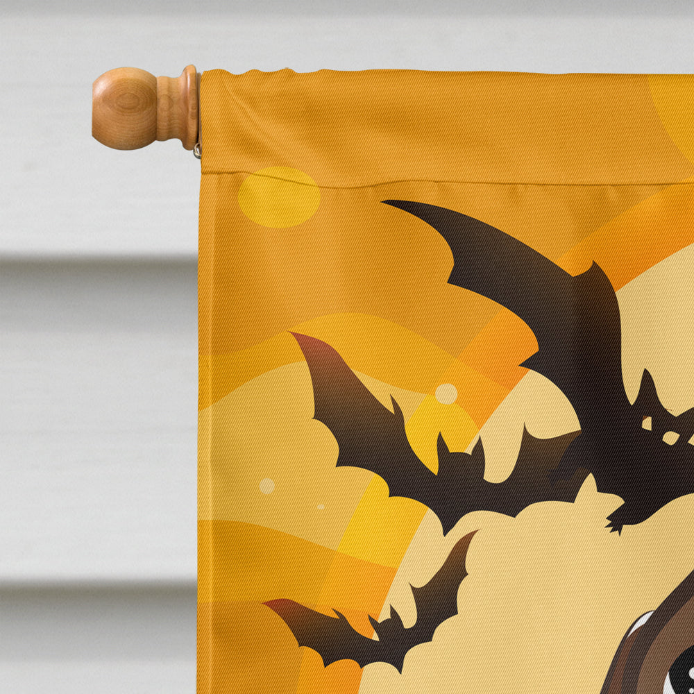 Halloween Basset Hound Flag Canvas House Size BB1801CHF  the-store.com.