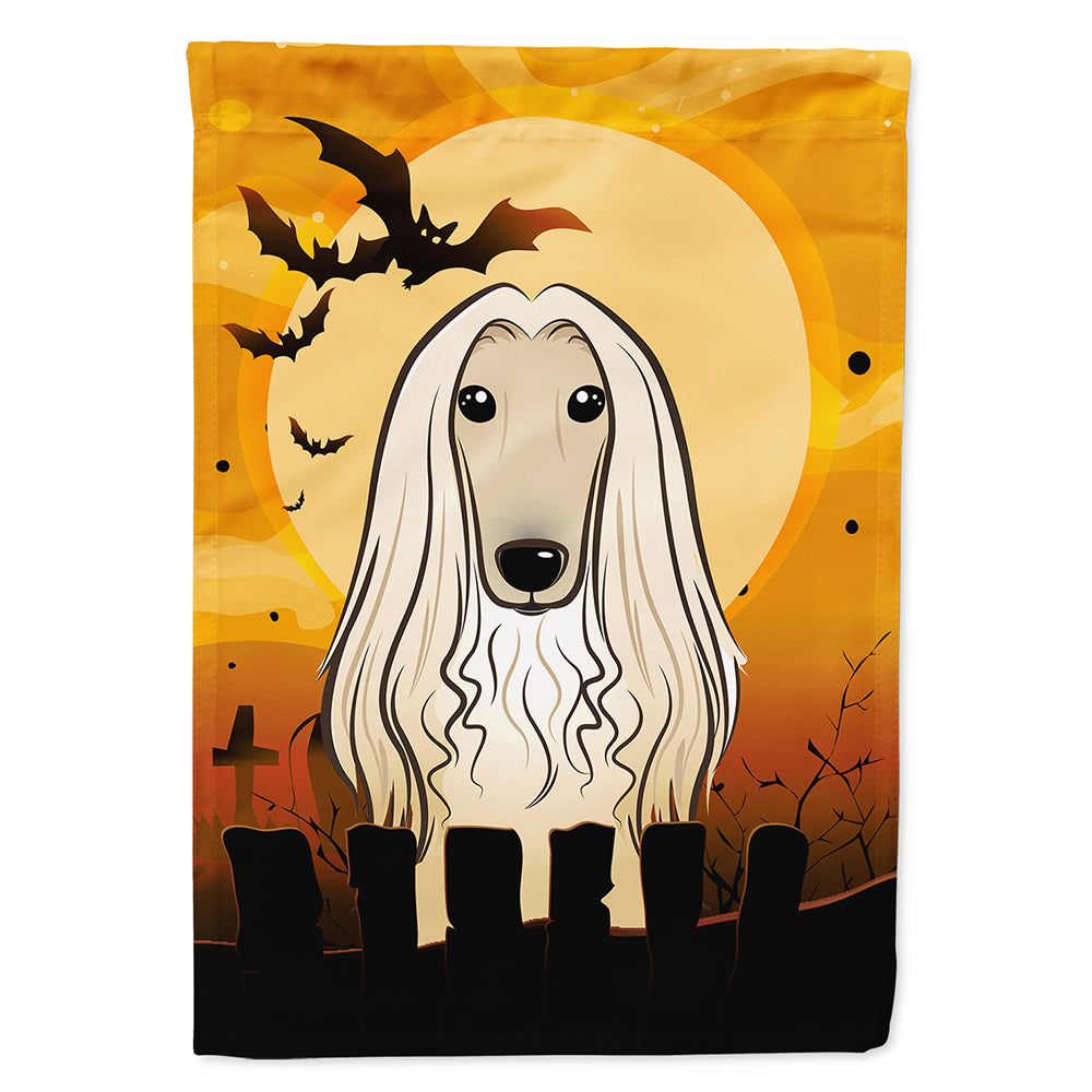 Halloween Afghan Hound Flag Canvas House Size BB1802CHF  the-store.com.