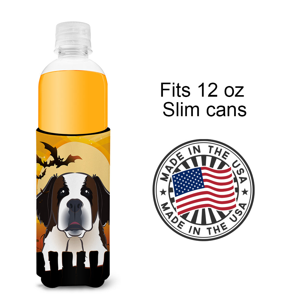 Halloween Saint Bernard Ultra Beverage Insulators for slim cans BB1804MUK