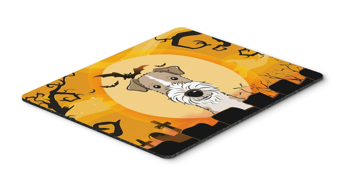 Halloween Wire Haired Fox Terrier Mouse Pad, Hot Pad or Trivet BB1805MP by Caroline&#39;s Treasures